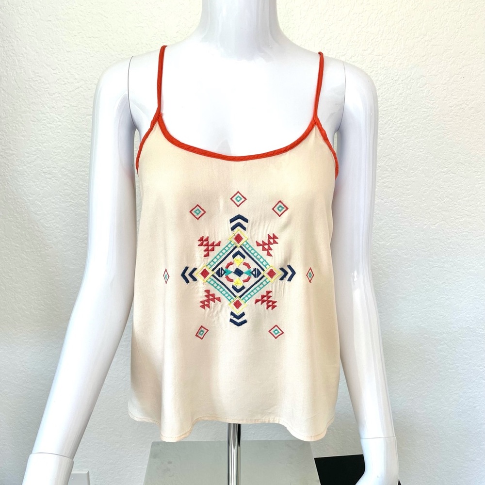 Truth NYC Embroidered Camisole Top